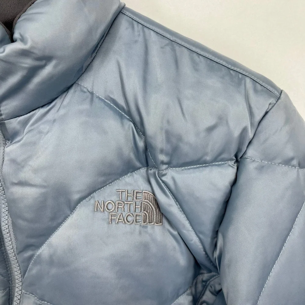 The North Face Girls XL Blue Quilted Diamond Puffer‎ Jacket Winter Coat 550